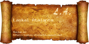 Laskai Atalanta névjegykártya